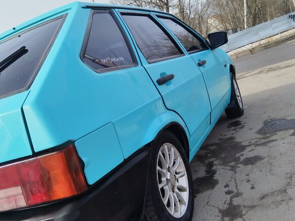 2003 Lada (ВАЗ) 21093i, голубой, 240000 рублей - вид 6