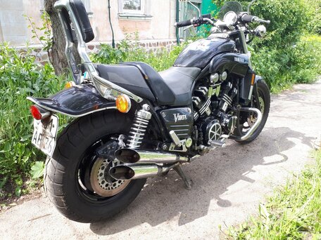 1993 Yamaha V-Max 1200, чёрный, 430000 рублей, вид 4