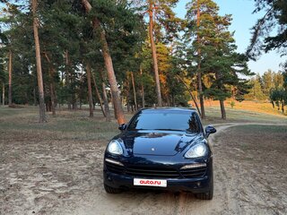 2014 Porsche Cayenne Diesel II (958), синий, 3000000 рублей, вид 3