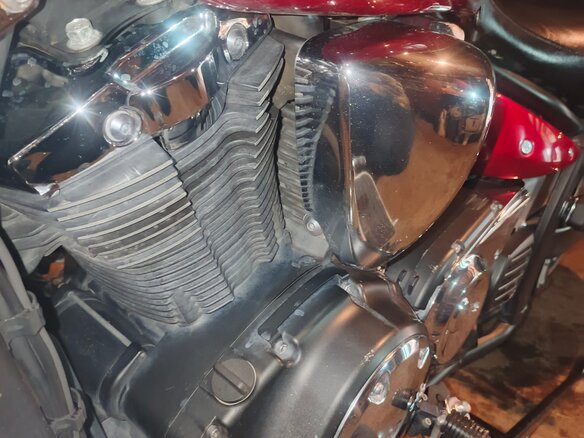 2009 Yamaha XVS1300, красный, 630000 рублей - вид 10
