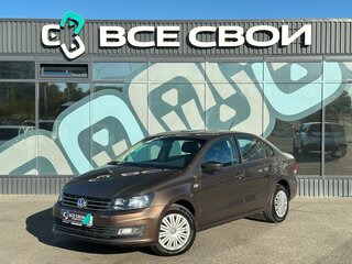 2015 Volkswagen Polo V Рестайлинг, коричневый, 1050000 рублей, вид 1