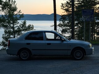 2006 Hyundai Accent ТагАЗ II, серебристый, 180000 рублей, вид 5