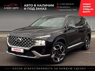 2021 Hyundai Santa Fe IV Рестайлинг, чёрный, 4800000 рублей, вид 1