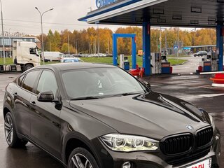 2015 BMW X6 30d II (F16), коричневый, 3500000 рублей, вид 1