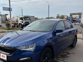 2021 Skoda Rapid II, синий, 1600000 рублей, вид 3