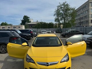 2012 Opel Astra GTC J Рестайлинг, жёлтый, 850000 рублей, вид 3