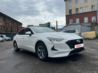 2021 Hyundai Sonata VIII (DN8), белый, 1860000 рублей, вид 3
