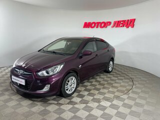 2011 Hyundai Solaris I, фиолетовый, 835000 рублей, вид 1