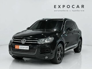 2011 Volkswagen Touareg II, чёрный, 1795000 рублей, вид 1