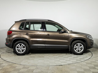 2014 Volkswagen Tiguan I Рестайлинг, коричневый, 1049585 рублей, вид 4