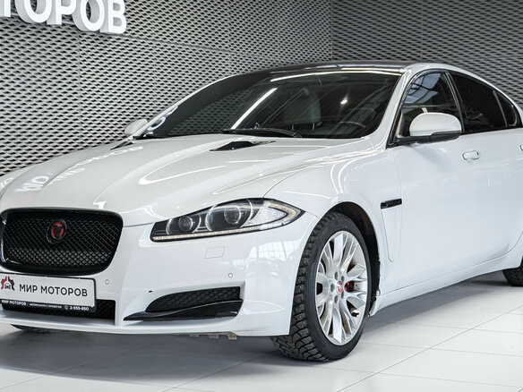 2014 Jaguar XF I Рестайлинг, белый, 1350000 рублей - вид 9