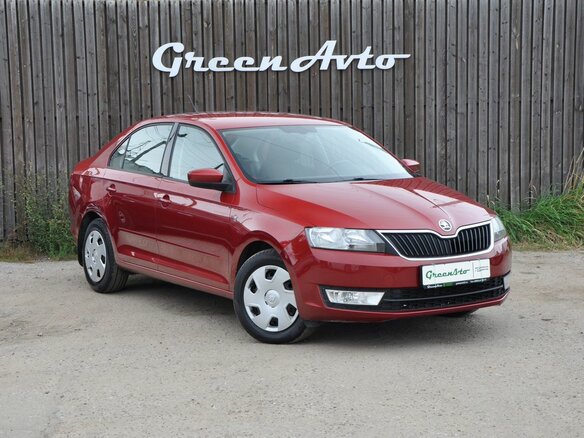 2016 Skoda Rapid I, красный, 980000 рублей - вид 6