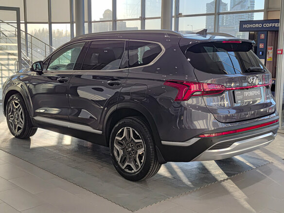 2022 Hyundai Santa Fe IV Рестайлинг, синий, 3469000 рублей - вид 6