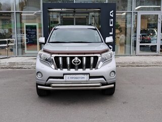 2014 Toyota Land Cruiser Prado 150 Series Рестайлинг 1, серебристый, 3055000 рублей, вид 2