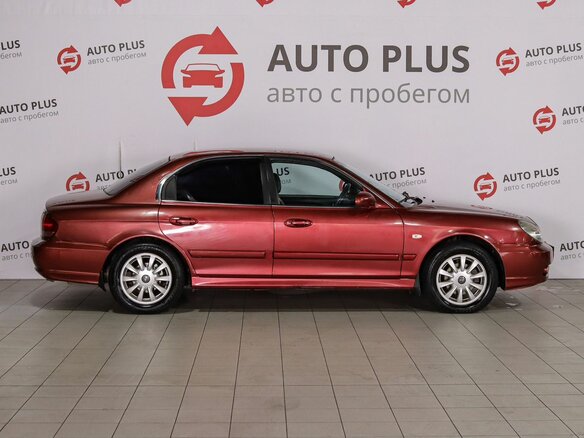 2006 Hyundai Sonata ТагАЗ IV (EF) Рестайлинг, красный, 499000 рублей - вид 4