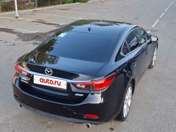 2017 Mazda 6 III (GJ) Рестайлинг, чёрный, 820000 рублей - вид 3