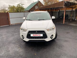2014 Mitsubishi ASX I Рестайлинг, белый, 1050000 рублей, вид 1