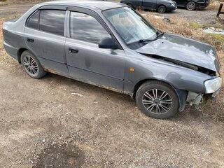 2007 Hyundai Accent ТагАЗ II, серый, 130000 рублей, вид 2