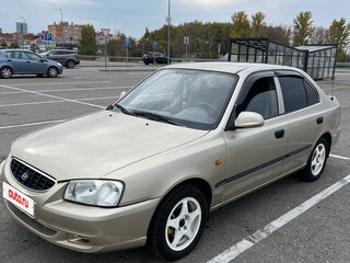 2005 Hyundai Accent ТагАЗ II, бежевый, 350000 рублей, вид 1