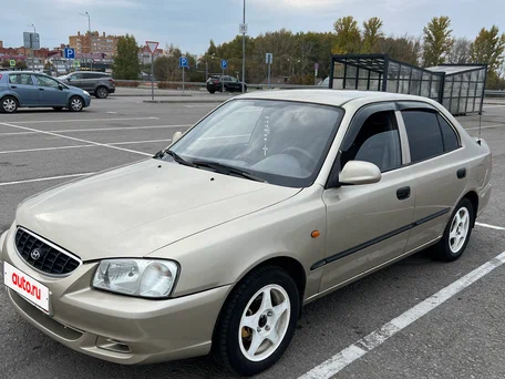 2005 Hyundai Accent ТагАЗ II, бежевый, 350000 рублей, вид 1
