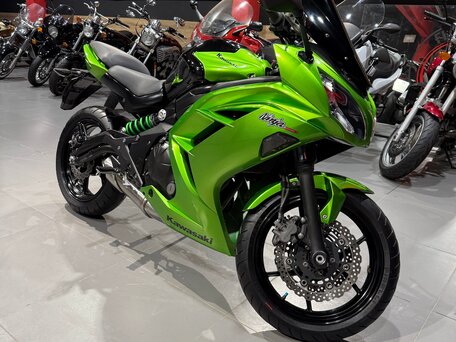 2013 Kawasaki ER-6F (Ninja 650R), зелёный, 445000 рублей, вид 4