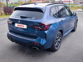 2022 BMW X3 20i xDrive III (G01) Рестайлинг, синий, 5800000 рублей, вид 4