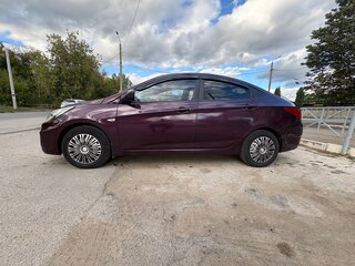 2011 Hyundai Solaris I, фиолетовый, 540000 рублей, вид 2