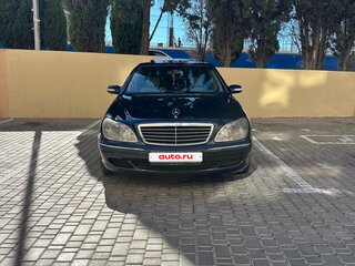 2002 Mercedes-Benz S-Класс 320 IV (W220) Рестайлинг, синий, 950000 рублей, вид 3