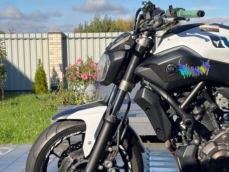 2016 Yamaha MT-07 (FZ-07), белый, 646000 рублей, вид 5
