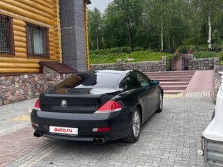 2004 BMW 6 серии 645i II (E63/E64), чёрный, 600000 рублей, вид 2