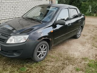 2014 Lada (ВАЗ) Granta I, чёрный, 280000 рублей, вид 3