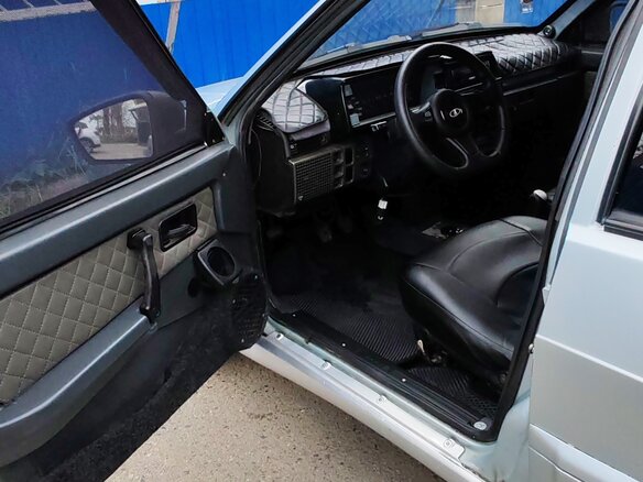 1998 Lada (ВАЗ) 2115, голубой, 130000 рублей - вид 7