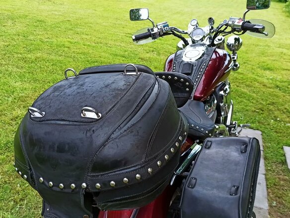 2002 Honda VTX 1800, пурпурный, 550000 рублей - вид 8