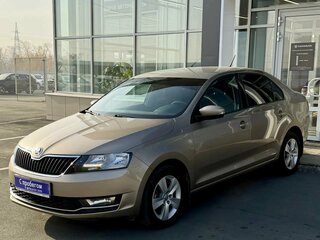 2017 Skoda Rapid I Рестайлинг, бежевый, 1250000 рублей, вид 1