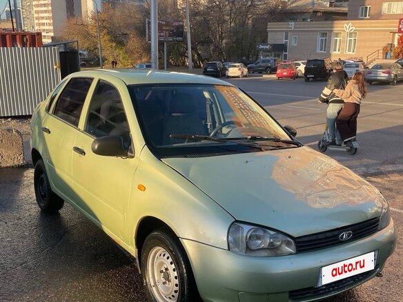 2006 Lada (ВАЗ) Kalina I, зелёный, 119990 рублей - вид 1