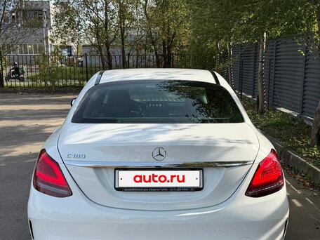 2018 Mercedes-Benz C-Класс 180 IV (W205) Рестайлинг, белый, 2800000 рублей, вид 3