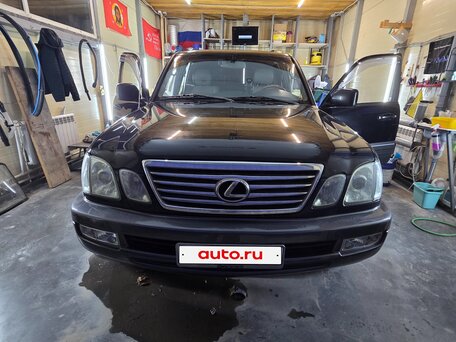 2003 Lexus LX 470 II Рестайлинг, чёрный, 1820000 рублей, вид 3