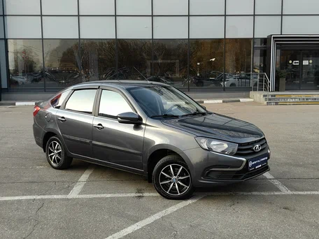 2021 Lada (ВАЗ) Granta I Рестайлинг, серый, 649000 рублей, вид 1