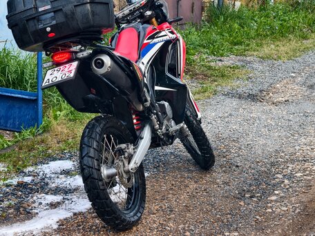 2018 Honda CRF 250L Rally, красный, 470000 рублей, вид 4