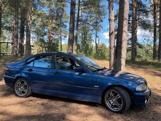 2001 BMW 3 серии 318i IV (E46), синий, 370000 рублей, вид 5