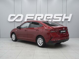 2021 Hyundai Solaris II Рестайлинг, красный, 1270000 рублей, вид 2