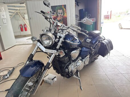 2010 Yamaha XV 1900, синий, 1250000 рублей, вид 2
