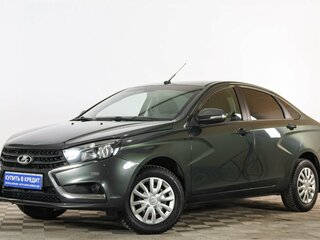 2017 Lada (ВАЗ) Vesta I, зелёный, 949000 рублей, вид 3