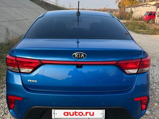 2017 Kia Rio IV, синий, 1450000 рублей, вид 4
