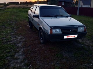 1999 Lada (ВАЗ) 21099, серебристый, 75000 рублей, вид 2