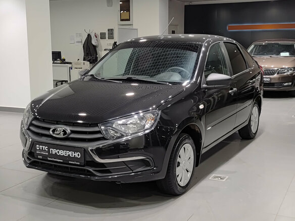 2021 Lada (ВАЗ) Granta I Рестайлинг, чёрный, 697000 рублей