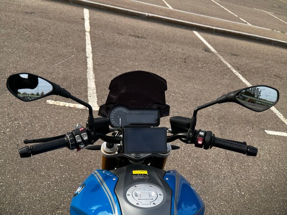 2016 BMW R 1200 R, синий - вид 12