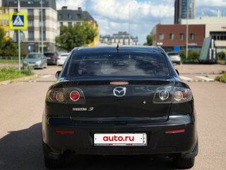 2007 Mazda 3 I (BK) Рестайлинг, чёрный, 395000 рублей, вид 4