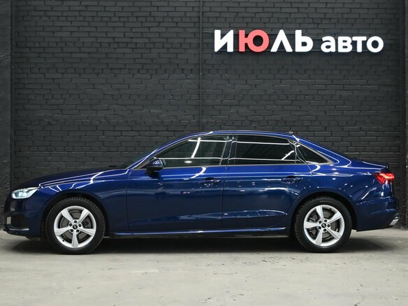 2021 Audi A4 35 TFSI V (B9) Рестайлинг, синий, 3380000 рублей - вид 8