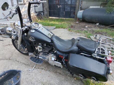 2002 Harley-Davidson Road King, чёрный, 600000 рублей, вид 5